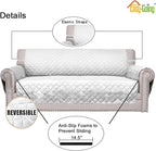 Easy-Going Reversible Couch Cover, 2 Cushion Sofa, Water Resistant Furniture Mat - Image 3
