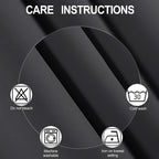 Dark Grey Blackout Curtains 52 x 63 Inch Length/Set of 2 Curtain Panels/Thermal - Image 4