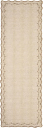 GarveeHome 2.5x10 Scalloped Washable Runner Rug Long Hallway Kitchen Rug | Soft - Image 8