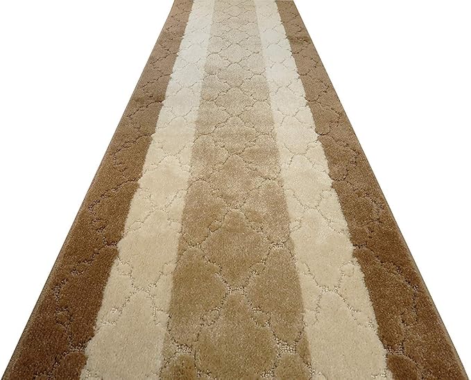 30 Ft Extra Long Beige Kitchen Hallway Runner Rug, Non-Slip Washable 26" X 30' - Image 6