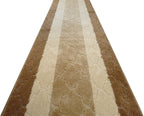 Custom Length Hallway Runner Rug, Slip Resistant, Trellis Beige, 26 Inch X 5 - Image 6