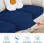 Milk Silk Couch Cushion Covers, Sofa Covers Washable - Image 5