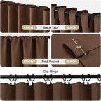 Joydeco Blackout Curtains 96 Inches Long - Image 2