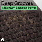 GORILLA GRIP® Ultra Absorbent Front Door Mat Outside Entrance, Traps Dirt and - Image 4