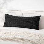 MIULEE Lumbar Corduroy Throw Pillow Cover by MIULEE