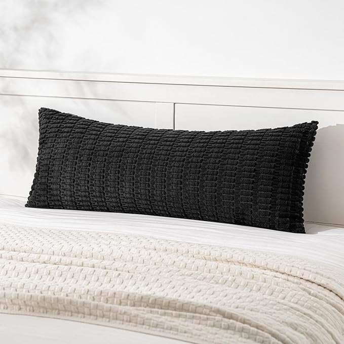 MIULEE Lumbar Corduroy Throw Pillow Cover by MIULEE