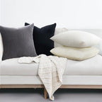 Topfinel 20x20 inch 4 Pack Black and White Decorative Throw Pillow Covers - Image 4