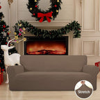 Easy-Going Stretch Oversized Sofa Couch Slipcover Washable Brown | 1-Piece - Image 2