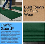 GORILLA GRIP Waterproof Traffic Guard Door Mat, 2 Pack, Indoor Outdoor Heavy - Image 3