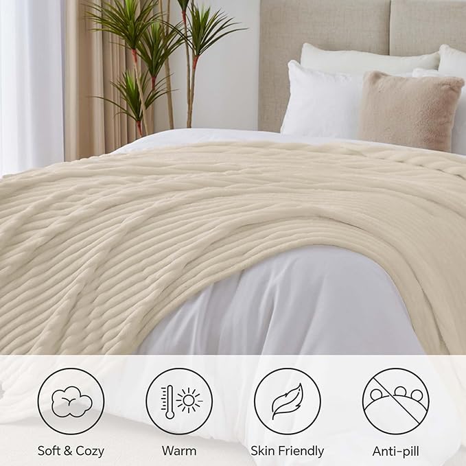 BEDELITE Ribbed King Size Blanket - Image 2