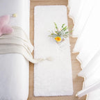 Chicrug Soft Runner Rug for Bedroom Living Room Plush Fluffy Rug 2x10 | Shag - Image 3