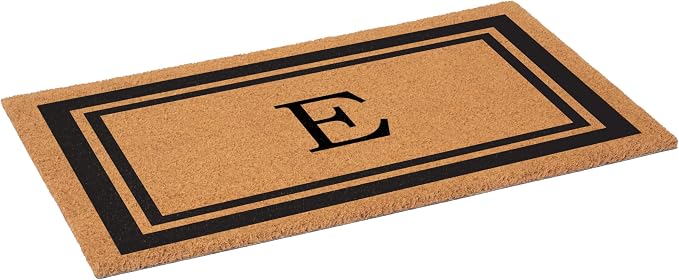 Calloway Mills 152961830E Black Border 18" x 30" Monogram Doormat - Image 3