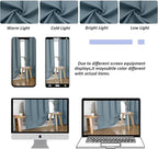 Simplebrand Ava Stone Blue Blackout Curtains - Image 9