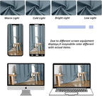 Simplebrand Stone Blue Blackout Curtains - Image 8