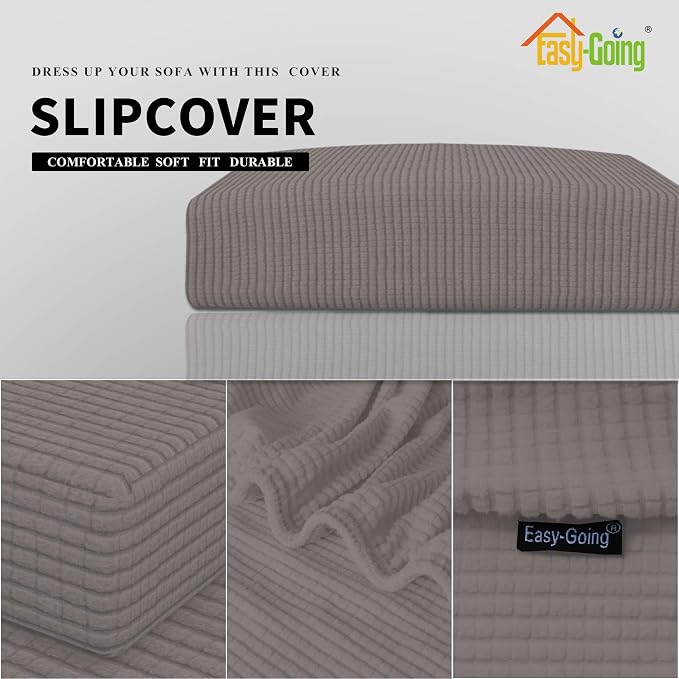 Easy-Going Stretch 1 Piece Oversized Couch Cushion Cover - Image 6