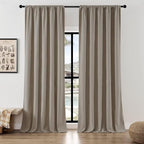 Joydeco Light Filtering Curtains 84 Inch Length by JOYDECO