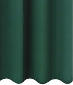 Dark Green Bedroom Blackout Curtains/52 x 63 Inch Long/Set of 2 Curtain - Image 9