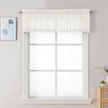 Chyhomenyc Sheer Valances for Windows, Light Filtering Small Window Curtains by Chyhomenyc