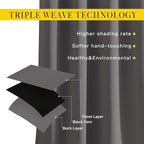 NICETOWN Blackout Cafe Curtains 50 inches Long - Image 3