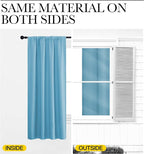 NICETOWN 2 Panels Blackout Curtains, Rod Pocket Window Curtains Room Darkning - Image 4