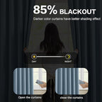 Pinch Pleated Blackout Curtain Drapes - Image 3