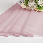 Chyhomenyc Blush Pink Sheer Curtains 120 Inches Long - Image 4