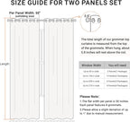 100% Blackout Linen Textured Curtains 72 Inch Long, Midnight Blue | 100% - Image 8