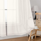 Simplebrand Ivory Tier Curtains - Image 4