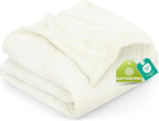 Utopia Bedding Ultra Soft Fleece Bed Blanket King Size Ivory | Microfiber Plush by UTOPIABEDDING
