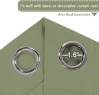 H.VERSAILTEX Blackout Patio Curtains 100 x 84 Inches - Image 3