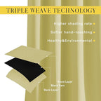 NICETOWN Bedroom Room Darkening Curtains 95 inch Length - Image 4