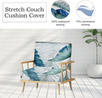 CALBODE 12Pcs Stretch Patio Cushion Covers Outdoor Couch Cover Replacement - Image 4