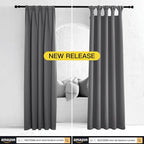NICETOWN Bedroom Blackout Curtains Panels - Image 2