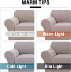 H.VERSAILTEX 4 Piece Stretch Sofa Covers - Image 3