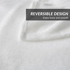 Bedsure GentleSoft White Fleece Throw Blanket - Image 5