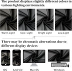 Black Sheer Valances for Windows 18 Inch Length 2 Pcs, Cafe Kitchen Curtains - Image 4