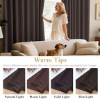 H.VERSAILTEX Brown Blackout Curtains - Image 6