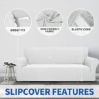 ZNSAYOTX 1 Piece Jacquard Couch Covers - Image 3