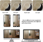 Chyhomenyc Taupe Sheer Curtains 78 Inches Long 2 Panels Set - Image 8