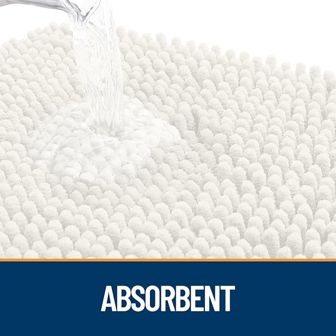 OLANLY Dog Door Mat for Muddy Paws 70x24, Super Absorbent Chenille Mud Mat | - Image 3