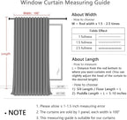 MYSKY HOME White Curtains 95 Inches Long Semi Sheer Drapes Light Filtering - Image 6