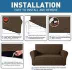 ZNSAYOTX 1 Piece Stretch Sofa Covers - Image 4
