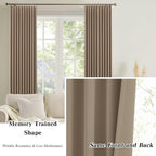 Pinch Pleated Blackout Curtains 92 Inch Long 2 Panels - Image 6