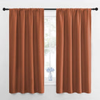 NICETOWN RV Blackout Curtains for Camper Windows, Burnt Orange, Short Blackout by NICETOWN