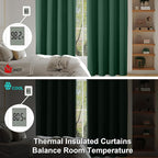 Simplebrand Ava Ever Green Blackout Curtains - Image 6