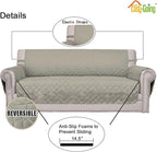 Easy-Going Reversible Couch Cover, 3 Cushion Sofa, Water Resistant Furniture Mat - Image 3