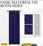 NICETOWN Navy Blue Blackout Curtains 68 inches Length - Image 5