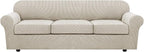 H.VERSAILTEX 4 Piece Stretch Sofa Covers by HVERSAILTEX