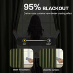 Dark Olive Pinch Pleated Curtains 63 Inches Long - Image 7