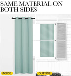 NICETOWN Window Curtain Panels, Thermal Insulated Solid Grommet Blackout - Image 6